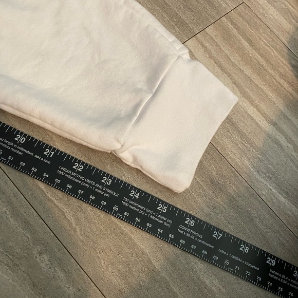 Women's Disney Mickey Mouse Sweatpants Joggers Small 3/5 White Pockets - Picture 7 of 7